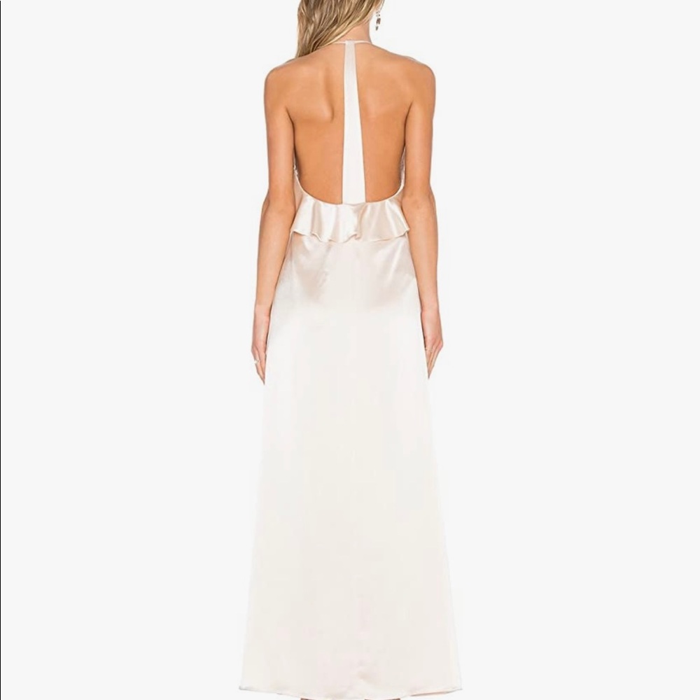 Jill Stuart Halter Ruffle backless gown  👗 - Picture 2 of 4